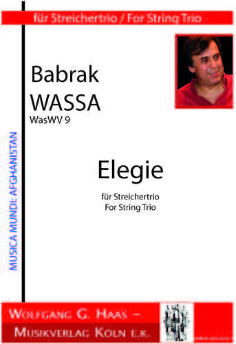 Wassa, Babrak *1947; Elegie für Streichertrio WasWV9, Musica Mundi: AFGHANISTAN