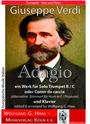 Verdi, Giuseppe 1813-1901; ADAGIO für Trompete Solo und Klavier (Orgel)