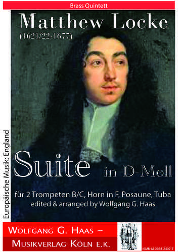 Locke,Metthew 1621-1677;  Suite in D-Moll für Brass Quintett