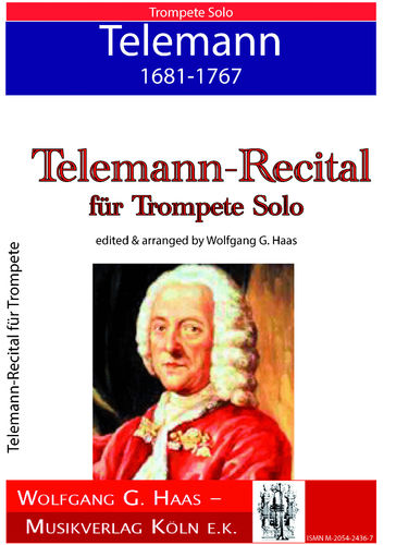 TELEMANN, G.Ph. 1681-1767; Recital-Serie Nr.5 für Trompete  (Solo-Instrumente)