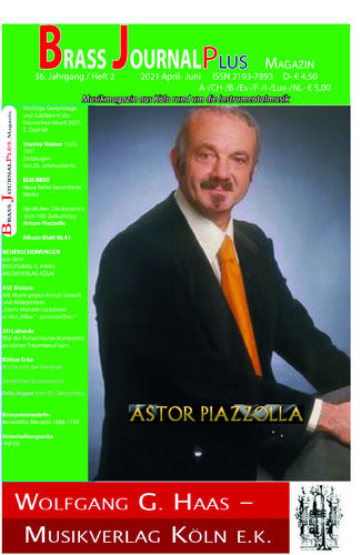 Brass Journal plus; 2021, 36. Jahrgang / Heft 2, April-Juni, ISSN 2193-7893 PAPER