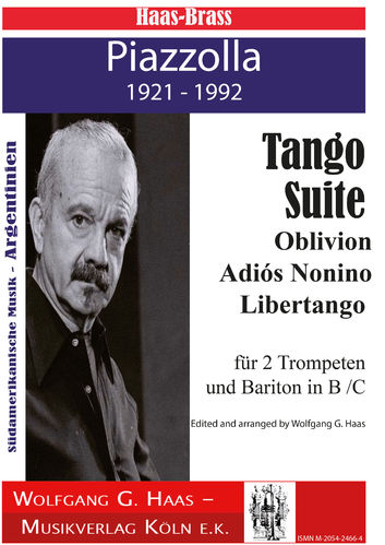 Piazzolla,Astor; Tango Suite, Trio (2 Trompeten, Bariton in B/C)