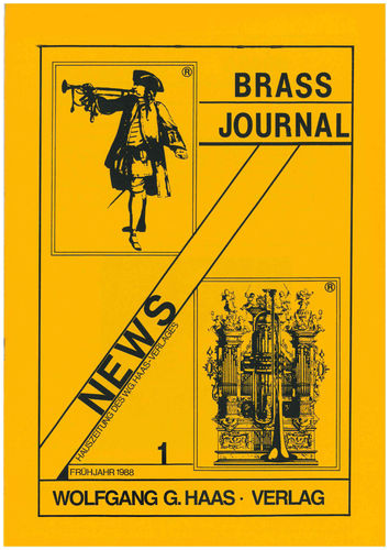Brass Journal Nr, 1 Frühjahr 1988