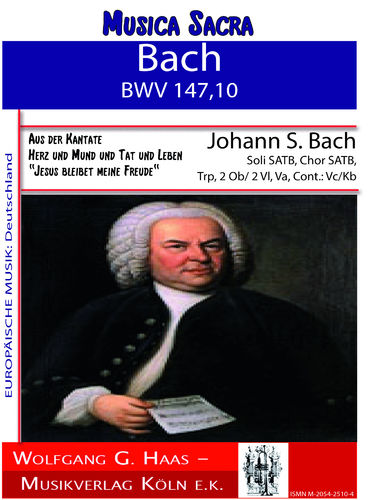Bach: Aus der Kantate  Herz und Mund und Tat und Leben “Jesus bleibet meine Freude“ Chorstimmen